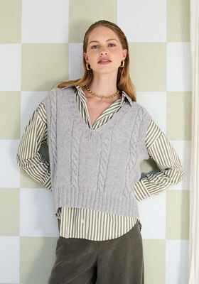 ЖИЛЕТ Cashmere Pure от Lana Grossa