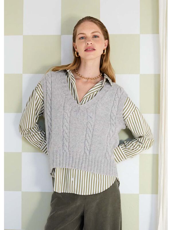 Lana Grossa ЖИЛЕТ Cashmere Pure