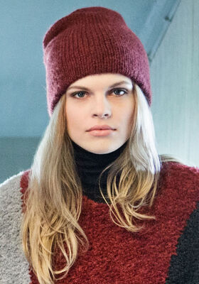 Двойная шапка Alta Moda Alpaca от Lana Grossa