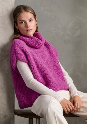 Объемный жилет Royal Alpaca от Lana Grossa