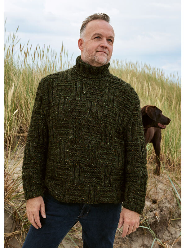 Lana Grossa ПУЛОВЕР Landlust Soft Tweed 90 & Puno Due