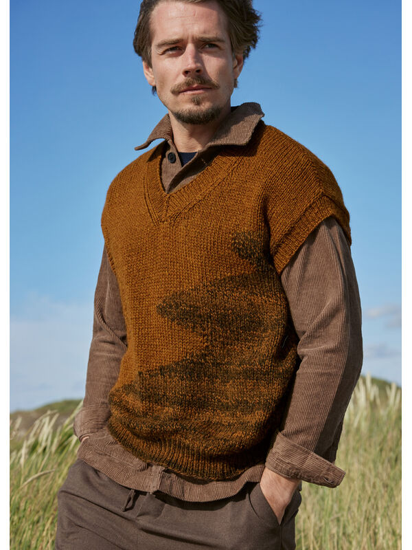 Lana Grossa ЖИЛЕТ Cool Merino & Duetto Classico
