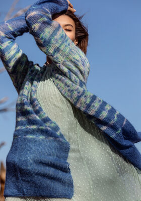 КОФТА Silkhair Hand-dyed & Silkhair от Lana Grossa