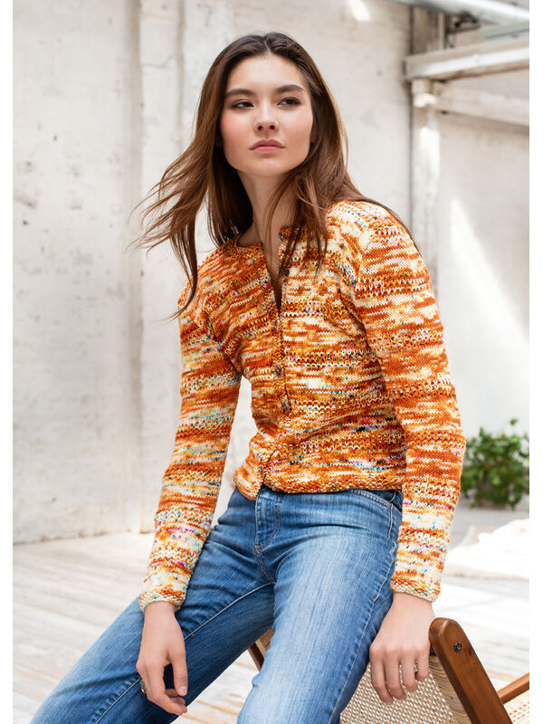 Lana Grossa КОФТА Cool Wool Hand-dyed