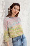 Lana Grossa ПУЛОВЕР Silkhair Hand-dyed