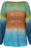 Lana Grossa ПУЛОВЕР PULLOVER Cool Wool Lace Hand-dyed