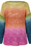 Lana Grossa ПУЛОВЕР PULLOVER Cool Wool Lace Hand-dyed