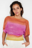 Lana Grossa ПУЛОВЕР Cool Wool Lace Hand-dyed