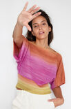 Lana Grossa ПУЛОВЕР Cool Wool Lace Hand-dyed