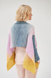 Lana Grossa ШАРФ С РУКАВАМИ Cool Wool Lace hand-dyed