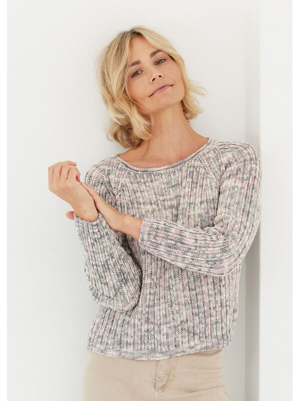 Lana Grossa ПУЛОВЕР Cool Wool Hand-dyed