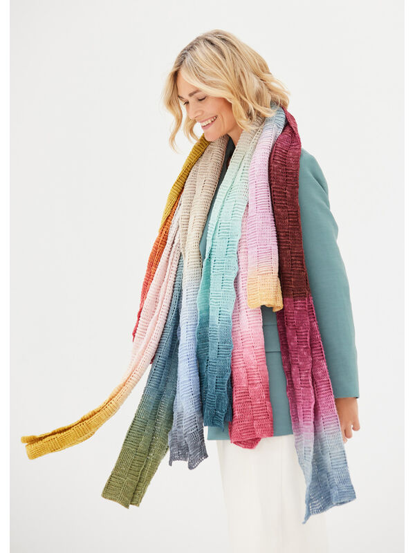 Lana Grossa ШАРФ Cool Wool Lace hand-dyed