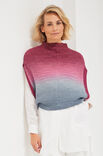 Lana Grossa ПУЛОВЕР БЕЗ РУКАВОВ Cool Wool Lace Hand-dyed & Cool Wool Lace