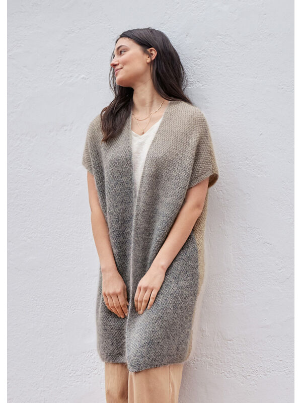 Lana Grossa КАРДИГАН Cool Wool Lace hand-dyed, Cool Wool Lace & Silkhair