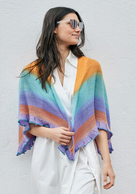 ПЛАТОК Cool Wool Lace Hand-dyed от Lana Grossa