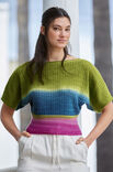 Lana Grossa ПУЛОВЕР Cool Wool Lace Hand-dyed