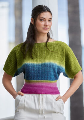 ПУЛОВЕР Cool Wool Lace Hand-dyed от Lana Grossa