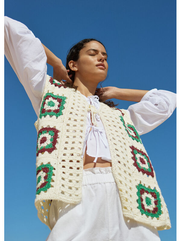 Lana Grossa ЖИЛЕТ Soft Cotton