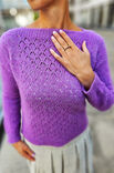 Lana Grossa ПУЛОВЕР КАЛАНИ Cool Wool Lace & Setasuri