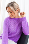 Lana Grossa ПУЛОВЕР КАЛАНИ Cool Wool Lace & Setasuri