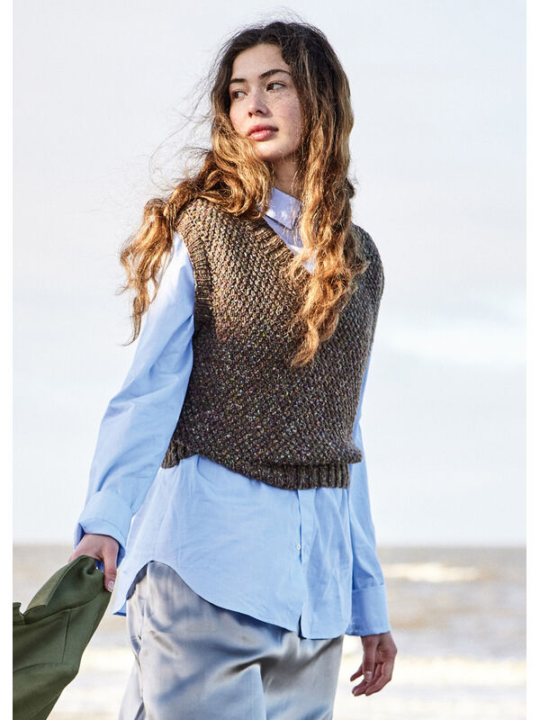 Lana Grossa ЖИЛЕТ Cool Merino Print