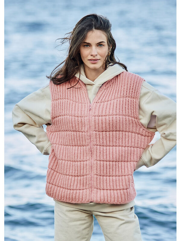 Lana Grossa ЖИЛЕТ Cool Merino Big