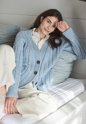 ЖАКЕТ, СВЯЗАННЫЙ РЕЗИНКОЙ Cool Merino Big от Lana Grossa