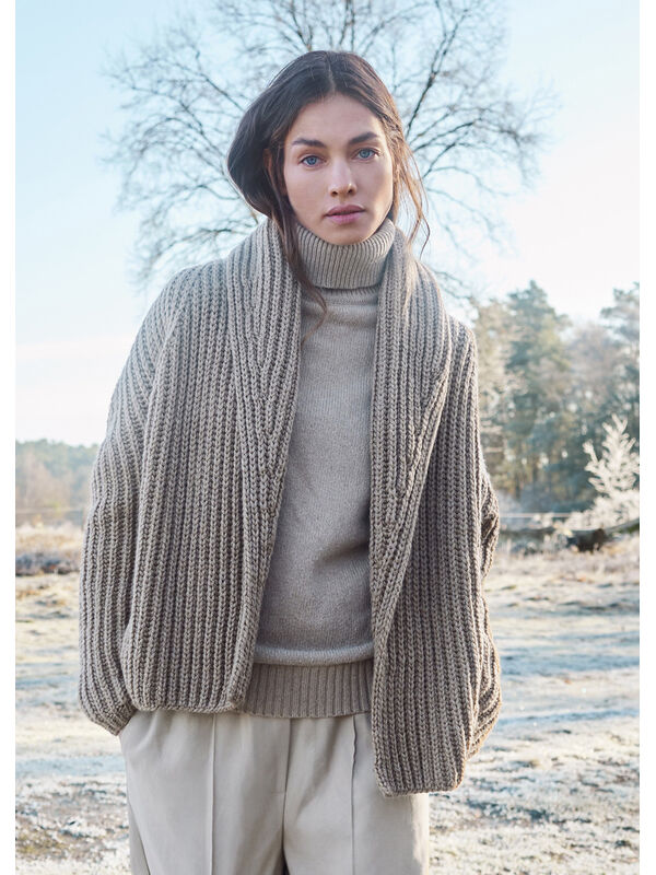 Lana Grossa КАРДИГАН Cool Merino Big