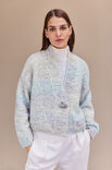 Lana Grossa КОФТА Cool Merino Big & Silkhair Print