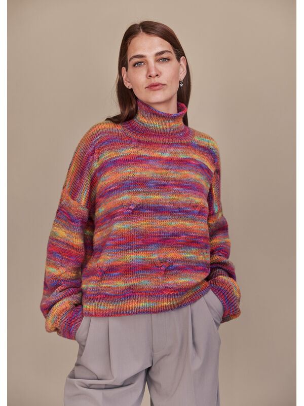 Lana Grossa ПУЛОВЕР Cool Merino Color