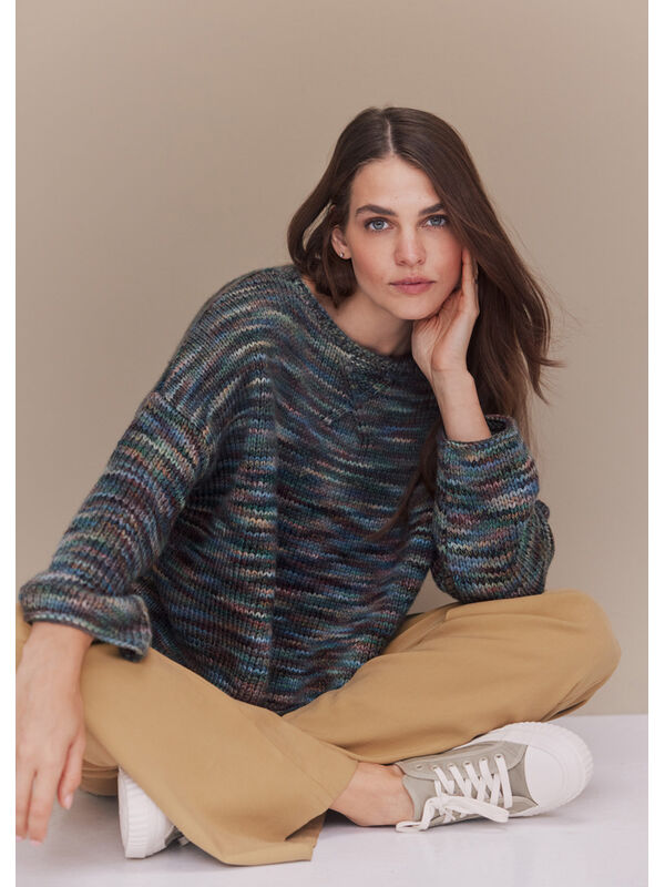 Lana Grossa ПУЛОВЕР Cool Merino Big Color