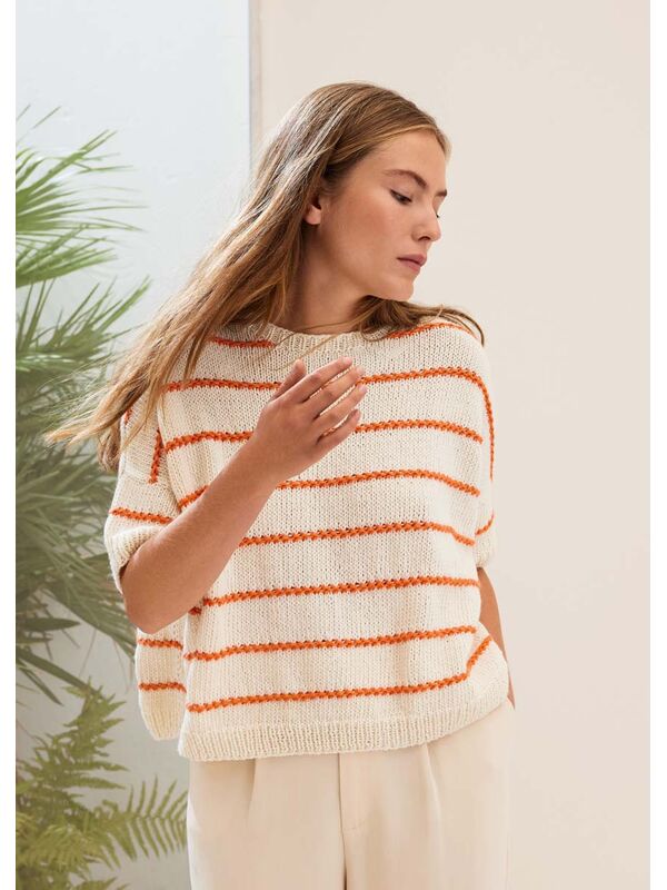 Lana Grossa ПУЛОВЕР Summer Softness