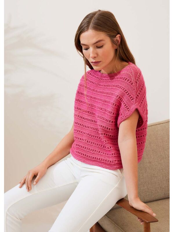 Lana Grossa ЖИЛЕТ Summer Softness
