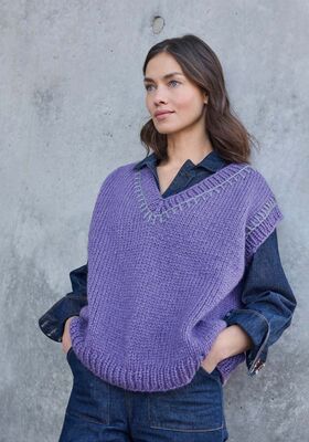V-ПУЛОВЕР Winter Softness от Lana Grossa