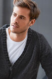 Lana Grossa МУЖСКАЯ КОФТА Cool Wool Big