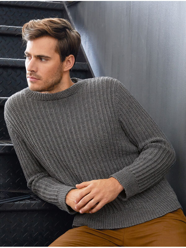 Lana Grossa МУЖСКОЙ ПУЛОВЕР Cool Wool