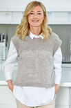 Lana Grossa ЖИЛЕТ Cool Wool Lace