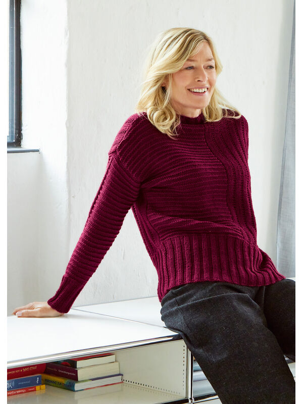 Lana Grossa ПУЛОВЕР Cool Wool Big