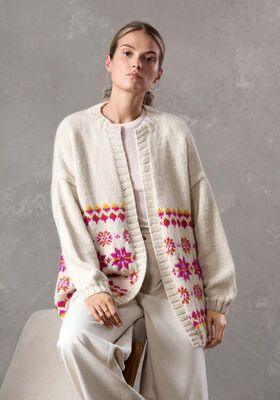 КАРДИГАН  Natural Lama Chunky от Lana Grossa