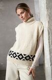 Lana Grossa ЖИЛЕТ Natural Lama Chunky