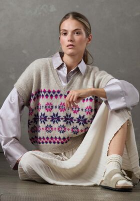 ЖИЛЕТ Natural Lama Fine от Lana Grossa