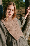 Lana Grossa ШАРФ, СВЯЗАННЫЙ ПАТЕНТНЫМ УЗОРОМ Natural Alpaca Pelo