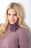 Lana Grossa Пуловер, связанный резинкой с косами Cashmere 16 Fine