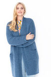 Lana Grossa Пальто, связанное узором со снятыми петлями Yak Merino
