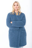 Lana Grossa Пальто, связанное узором со снятыми петлями Yak Merino