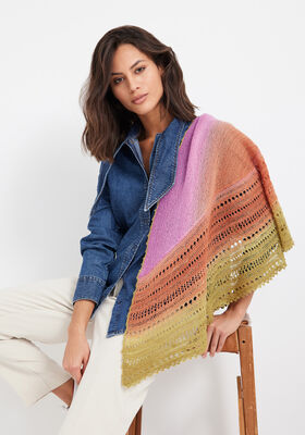 ПЛАТОК Cool Wool Lace Hand-dyed от Lana Grossa