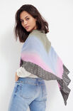 Lana Grossa ПЛАТОК Cool Wool Lace Hand-dyed & Cool Wool Lace