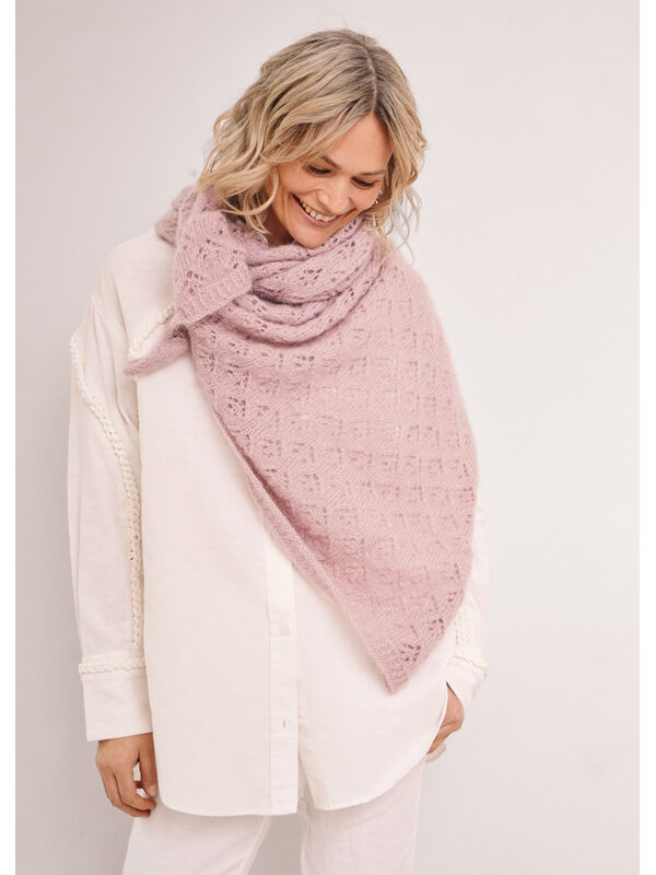 Lana Grossa ПЛАТОК Cool Wool Lace & Silkhair