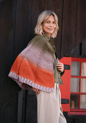 ПЛАТОК Cool Wool Lace hand-dyed & Cool Wool Lace от Lana Grossa