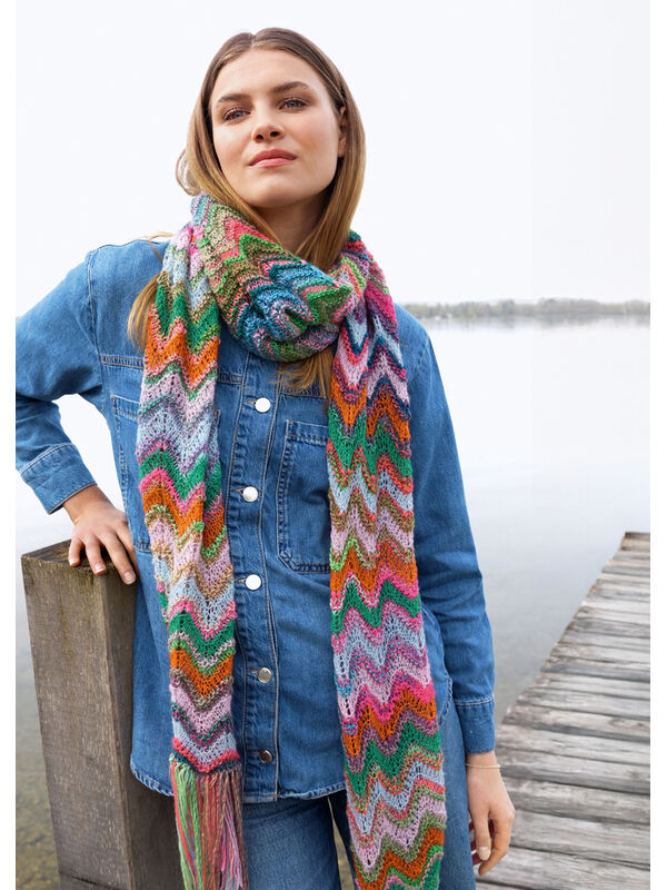 Lana Grossa ШАЛЬ Colorissimo 2 & Soffio